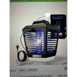 Bug Zapper, Mosquito zapper with LED light
